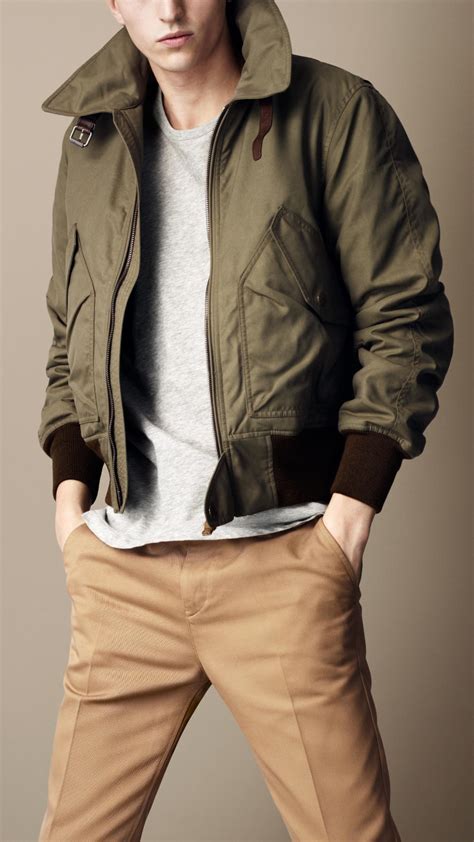 burberry wax|burberry bomber jacket men's.